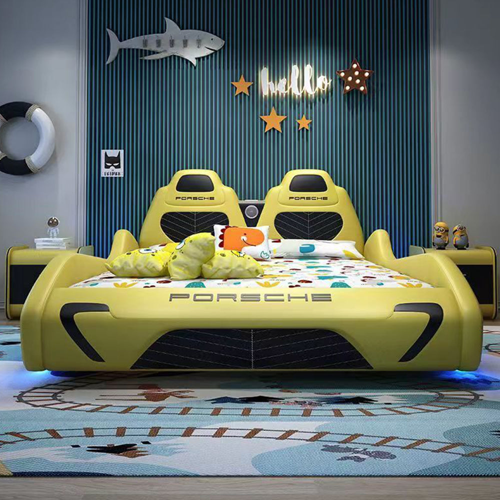 COOLBABY ZLJ1131 Children's Bed Boys Bed Car Style Single Bed