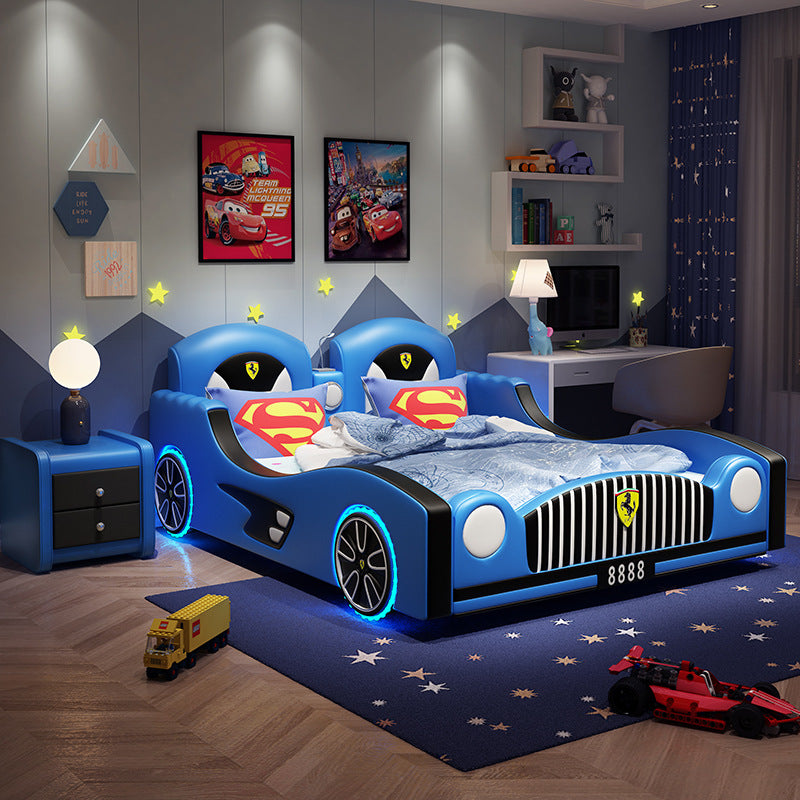 COOLBABY ZLJ1126 Children's Bed Boys Bed Car Style Single Bed