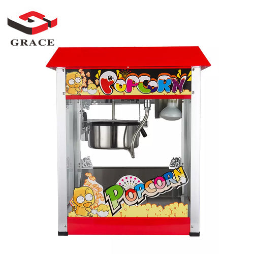 Non-stick Pan High Capacity Roof Type Fully Automatic Thermal Popcorn Machine - COOLBABY