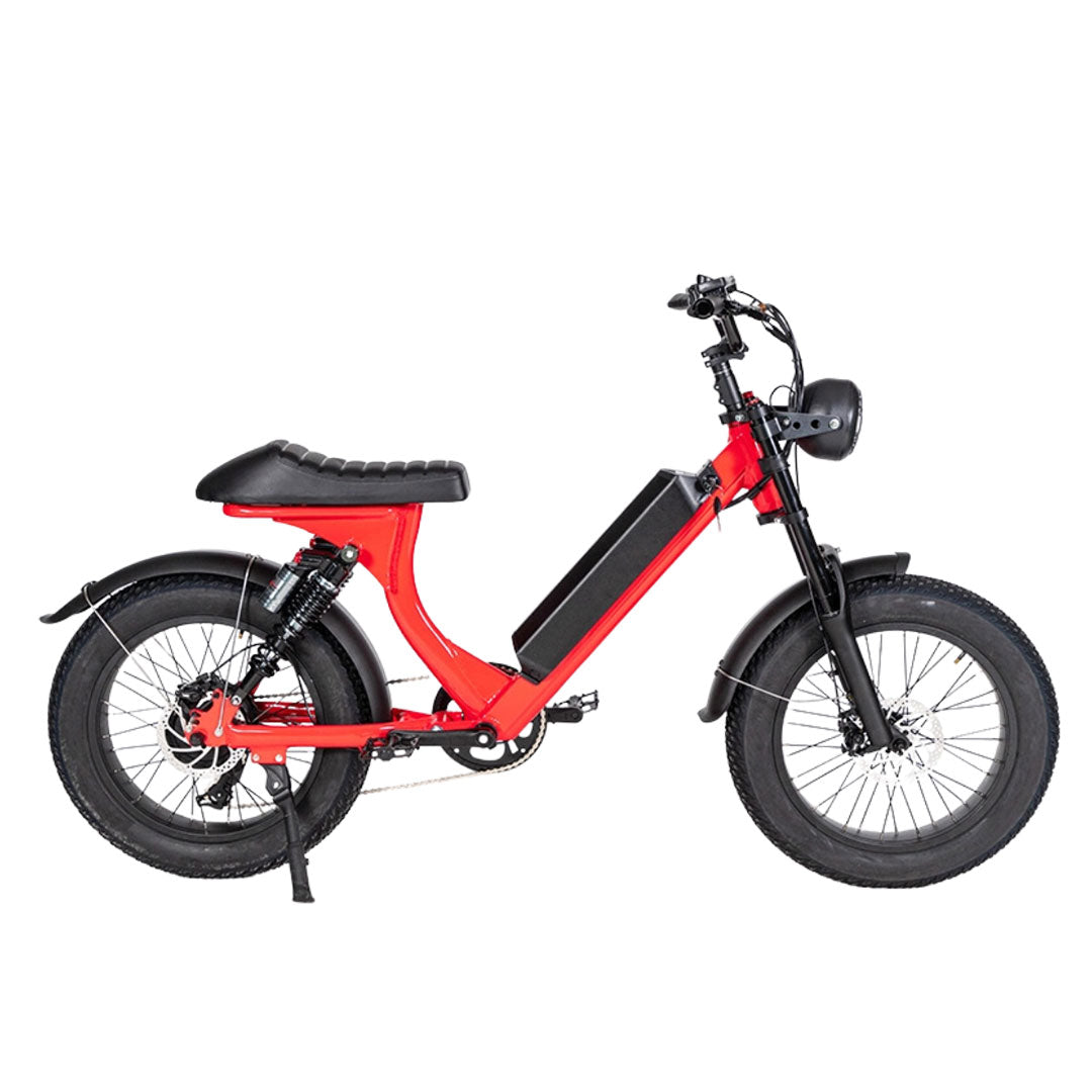 Megawheels Turbo 48V Fat Tyre Electric Bike with 500W Motor & Removable Battery - COOLBABY