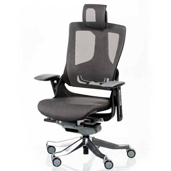 High Back Fabric Chair 49 cm - Black Office Chair - COOLBABY