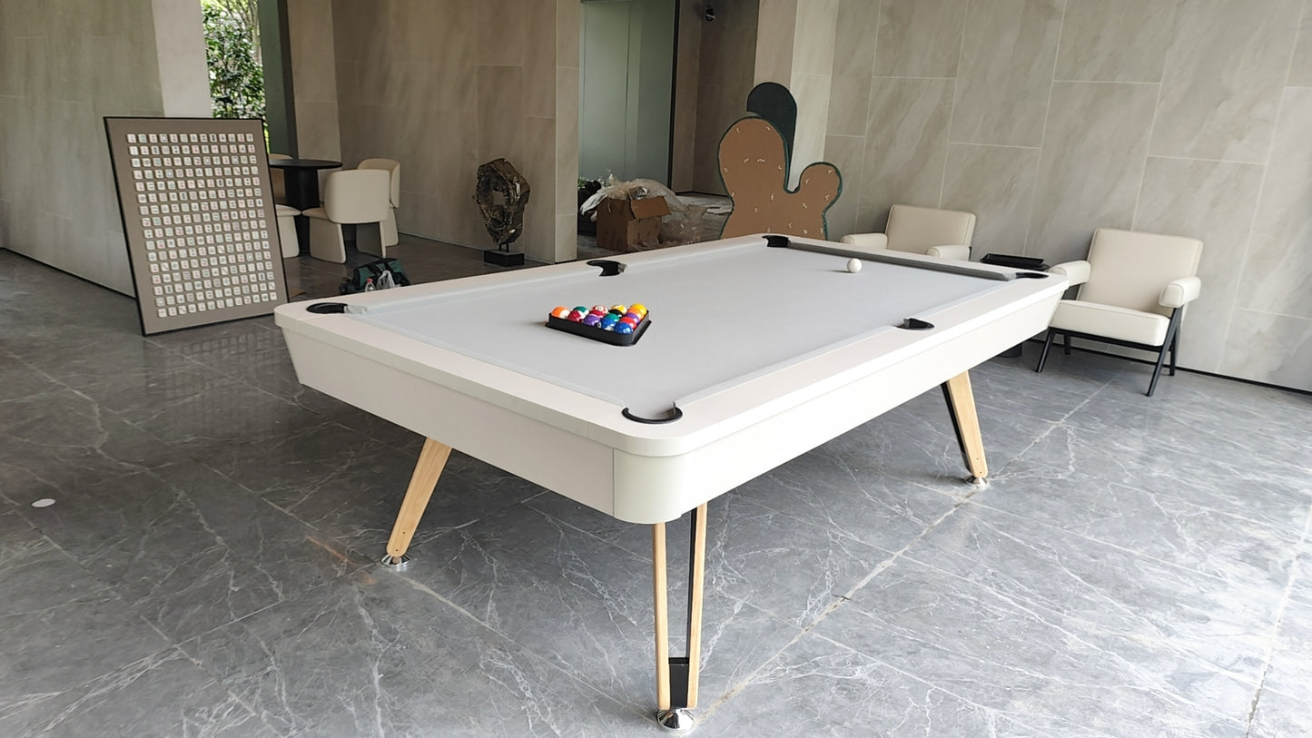 3 in 1 7ft Pool Billiard Table + Household Table Tennis Table + meeting or dining table Multifunction Game Table - COOLBABY