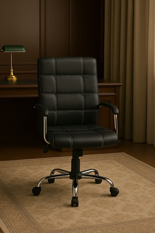 Ergonomic Office Chair with Adjustable Tilt & Height | PU Foam Executive Chair