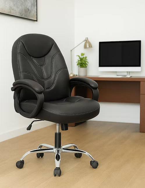 Ergonomic Office Chair with Multi-Functional Mechanism & High-Density Foam