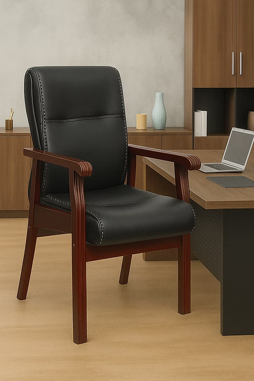 Ergonomic Office Chair with Steel Frame, High Density Foam & Anti-Shock Mechanism