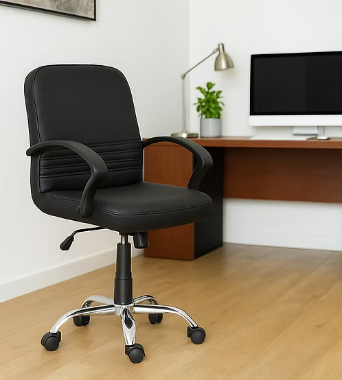 Ergonomic Office Chair with Steel Frame & High-Density Foam | Adjustable Executive Chair