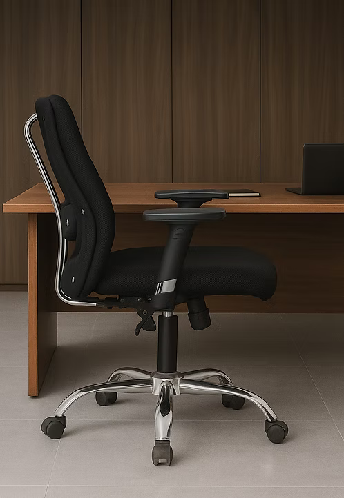 Ergonomic Mesh Office Chair with Lumbar Support & Adjustable Armrests