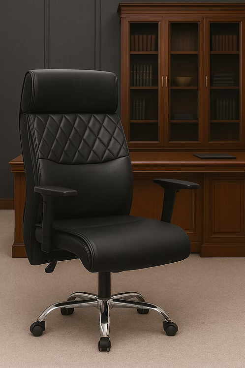 Ergonomic Office Chair with High Density Foam, Adjustable Tilt & Anti-Shock Mechanism