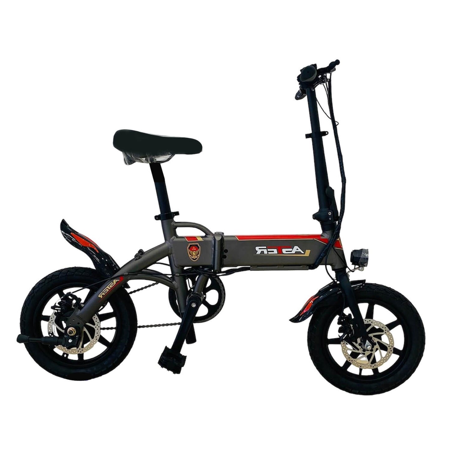 Foldable 14" Electric Bike with Pedal Assist – 36V, 250W Motor, Aluminum Frame - COOLBABY