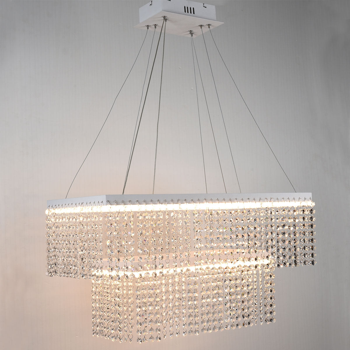 Modern Hanging Light LED - White