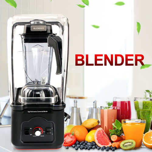 1680W Strong Power Ice Crusher Drink Smoothie Maker Commercial Blender With Soundproof - COOLBABY