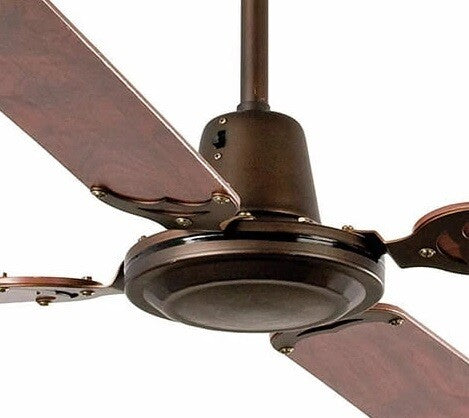 Brown/Mahogany Ceiling Fan With Wall Control Included