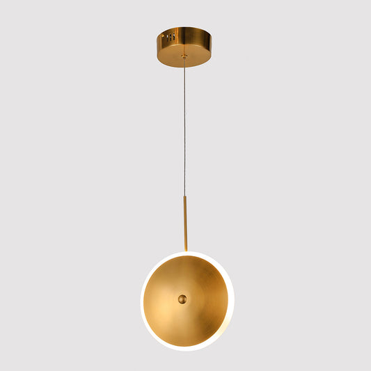 Modern Hanging Light LED Cymbal Vertical - GOLD