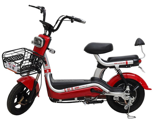 MEGAWHEELS Electric Moped Scooter 48V - 500W Motor, 2-Seater, 30-35 km/h Top Speed - COOLBABY