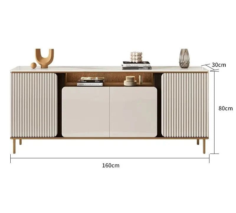 Tv Table with Storage Shelves, Living room Organizer. 160cm - COOLBABY