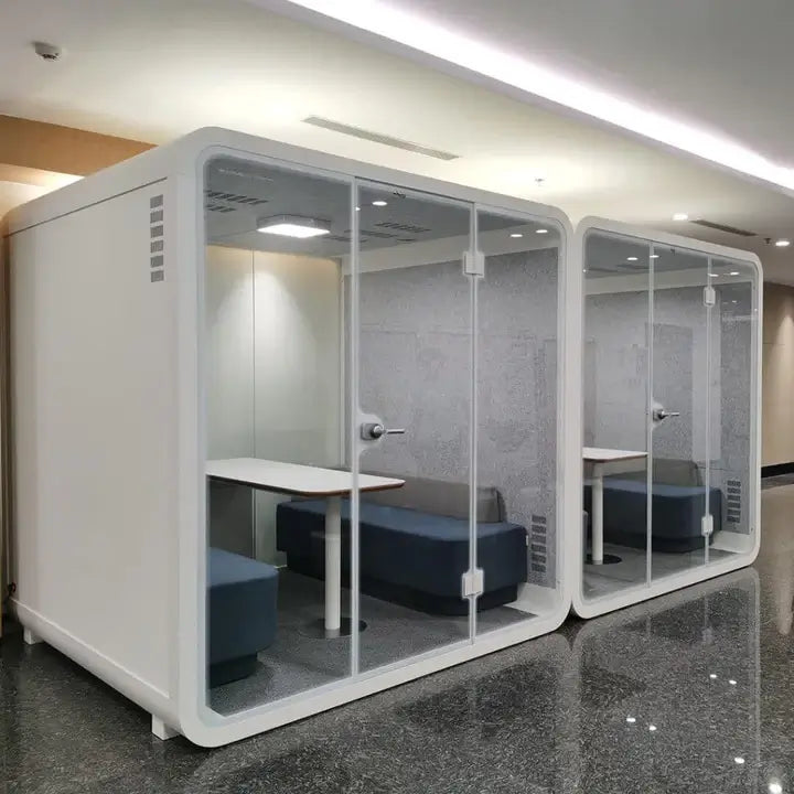 6 Person Pod Silence Booth, Office Soundproof Booth - COOLBABY