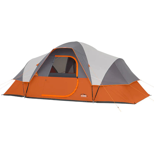 COOLBABY 9-Person Extended Dome Tent with H20 Block Technology and Spacious Design - 16' x 9' - COOLBABY