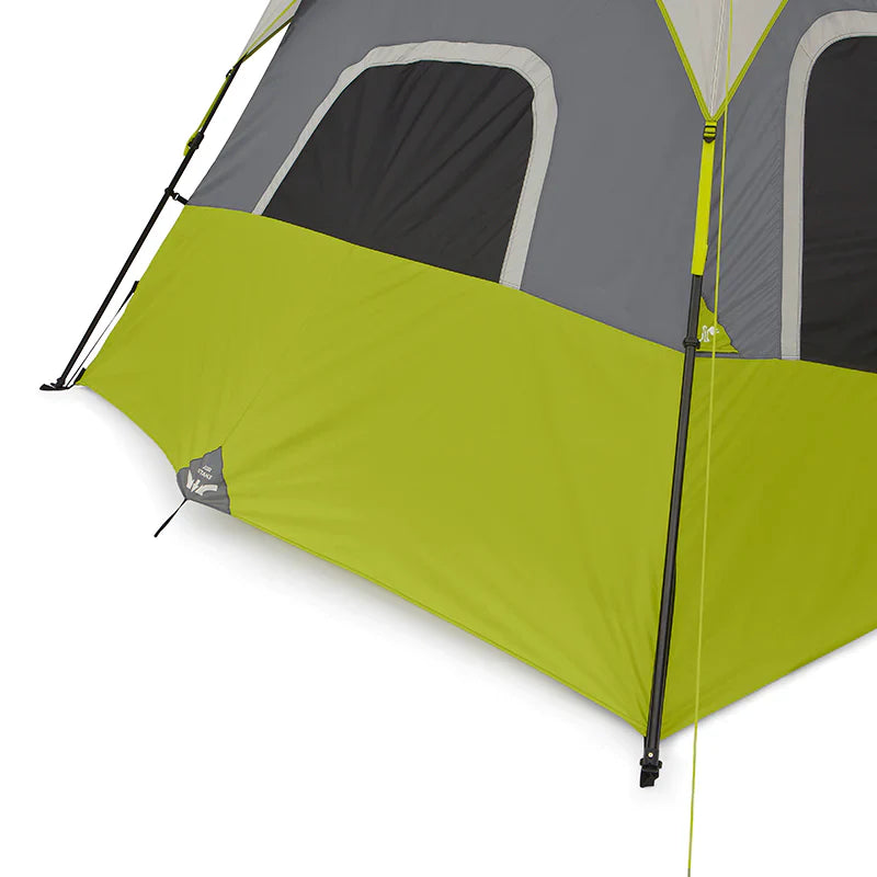 COOLBABY 6-Person Instant Cabin Tent 11' x 9' – Easy Setup, Weather-Resistant, and Ventilated - COOLBABY