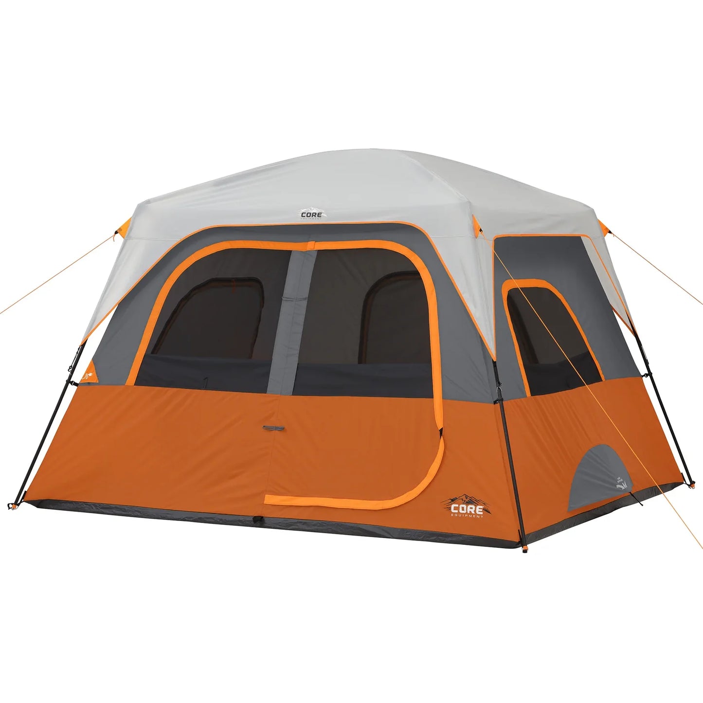 COOLBABY 6-Person Straight Wall Cabin Tent 10' x 9' with Weather Protection and Adjustable Ventilation - COOLBABY