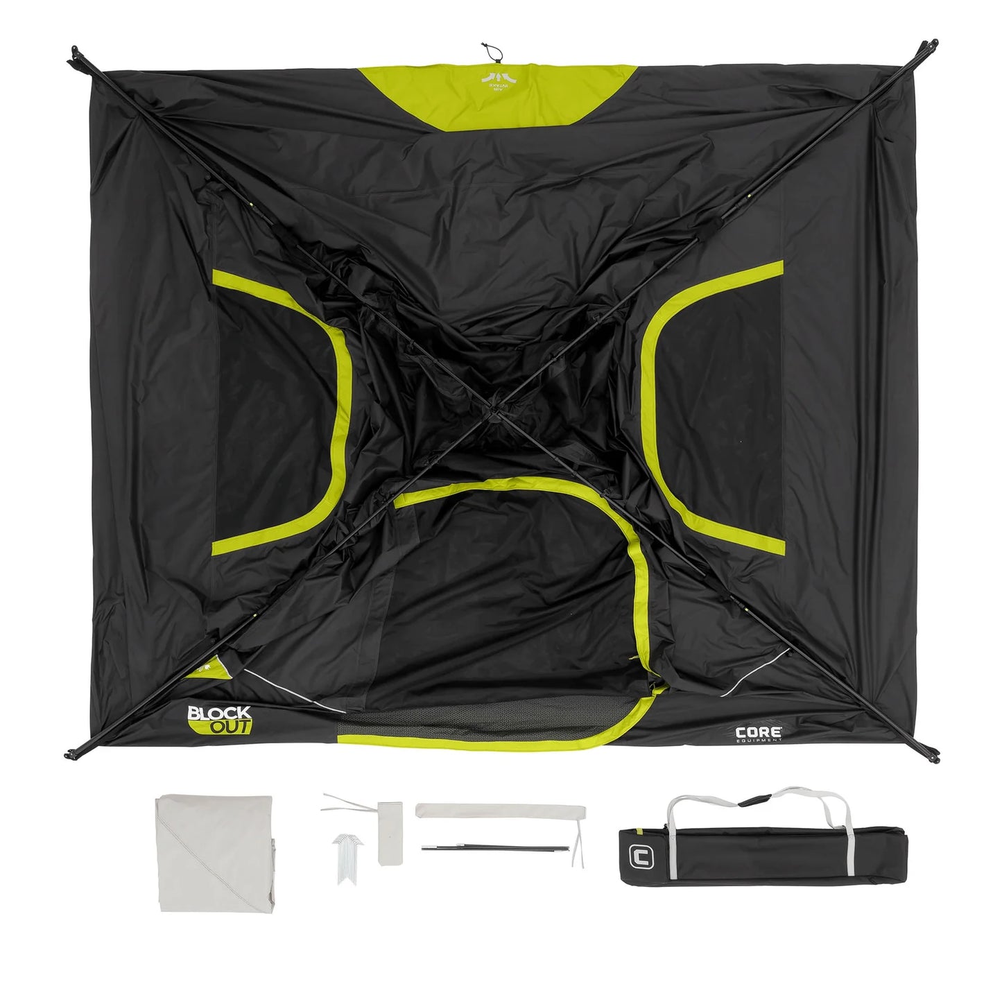 COOLBABY 6-Person Instant Cabin Tent with Blockout Technology – Fast Setup, Weather-Resistant - COOLBABY