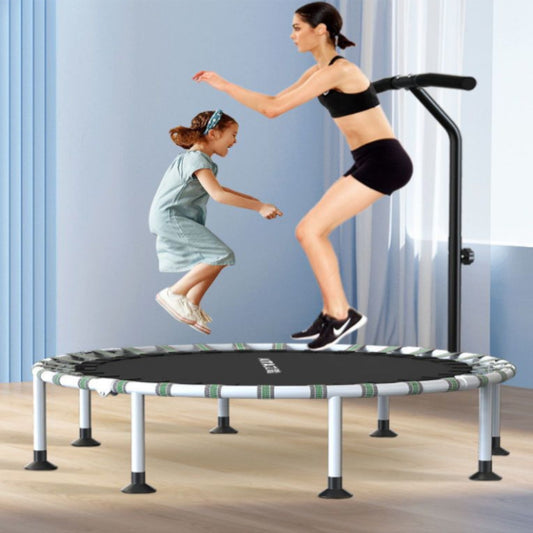 COOLBABY Adult Trampoline Mini Fitness Home Exercise Indoor Trampoline Adult Gym Motion Foldable Trampoline Exercise Jump Bed - COOLBABY