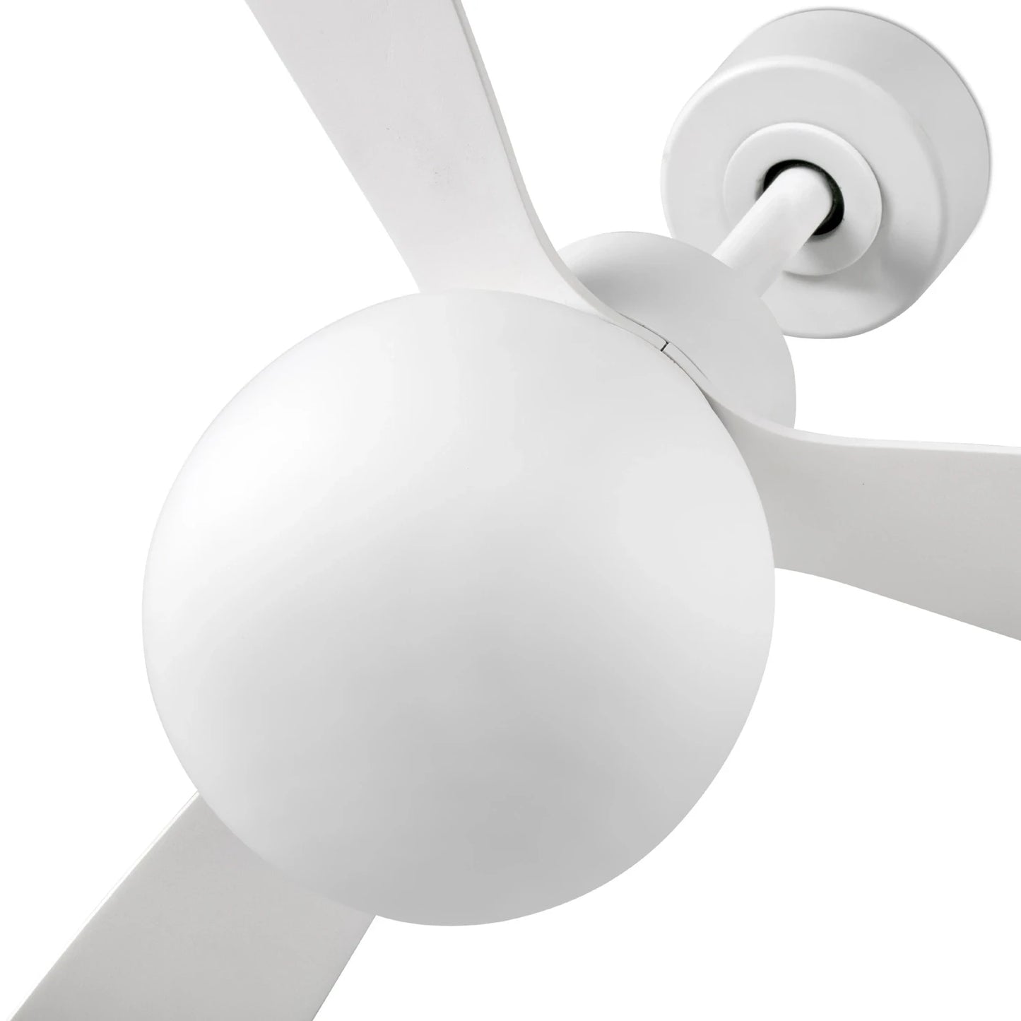 3 Blades Ceiling Fan Ø132cm Light Integrated, Remote Control Included And 6 Adjustable Speeds