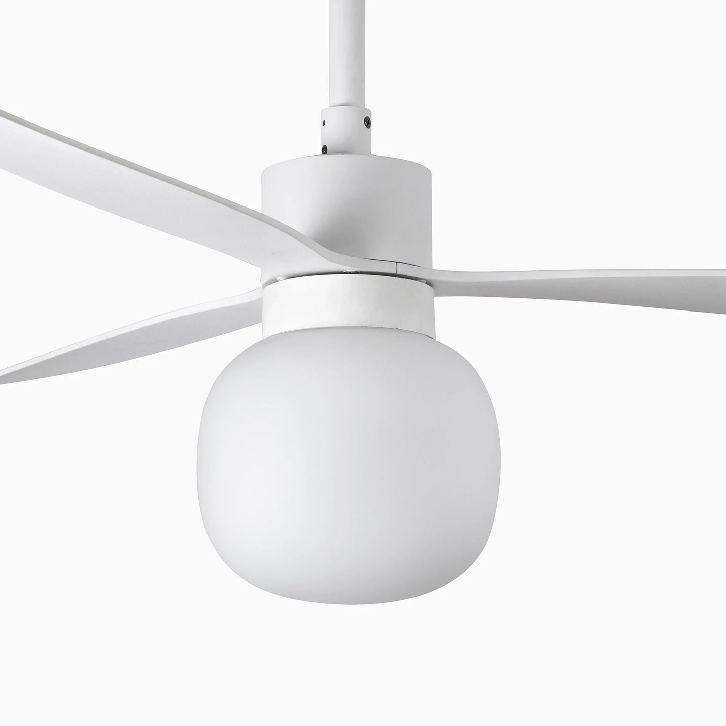 3 Blades Ceiling Fan Ø132cm Light Integrated, Remote Control Included And 6 Adjustable Speeds