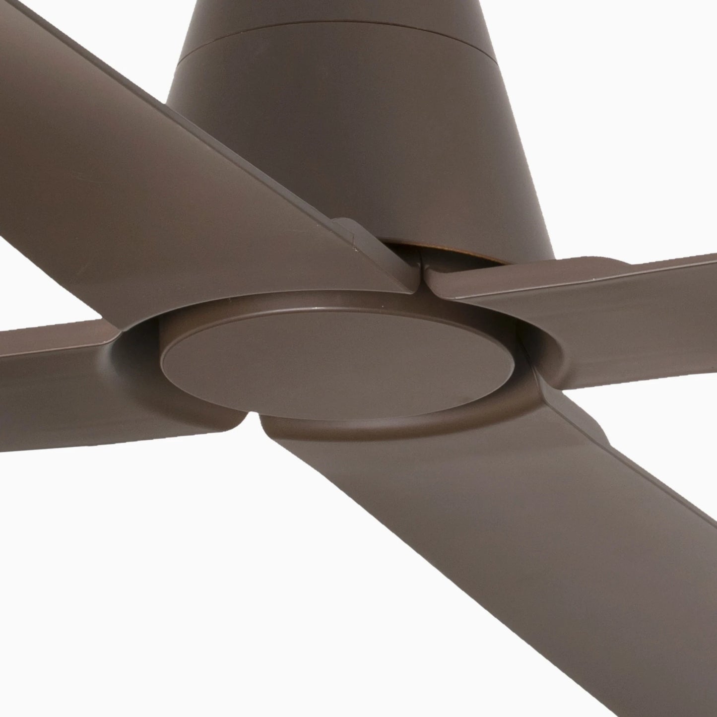 Ø 130CM Ceiling Fan, Brown With Remote Control Included