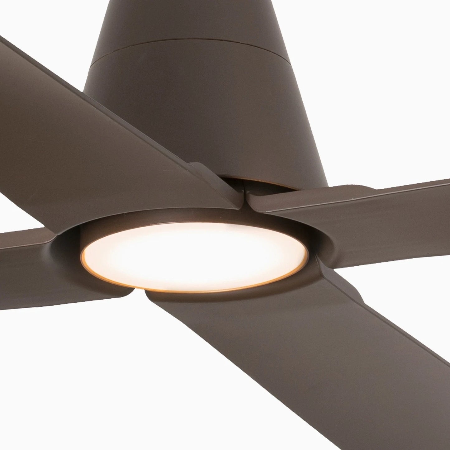 Ø130 cm Ceiling Fan Brown Light Integrated And Remote Control Included