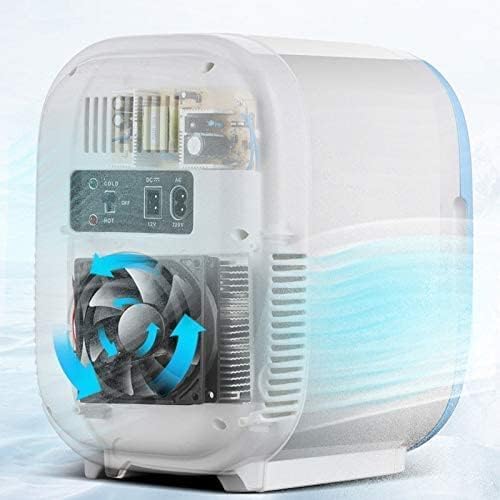 COOLBABY Mini Fridge 6 Liter Dual Use Small Refrigerator Car/Home Cooler Warmer Portable Freezer Portable Heating & Cooling Makeup Fridge CZBX06-TMM - COOLBABY
