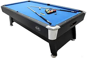 Billiard Table 9ft Wooden Design - Blue - COOLBABY