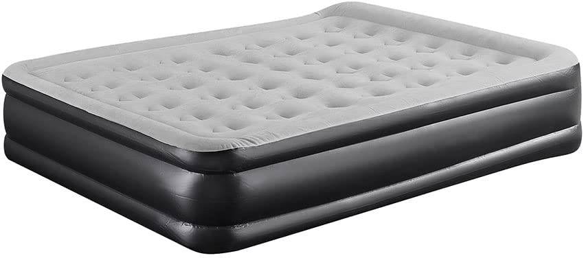 COOLBABY Air Mattress,Double High Adjustable Blow Up Mattress with Built-in Pump - COOL BABY