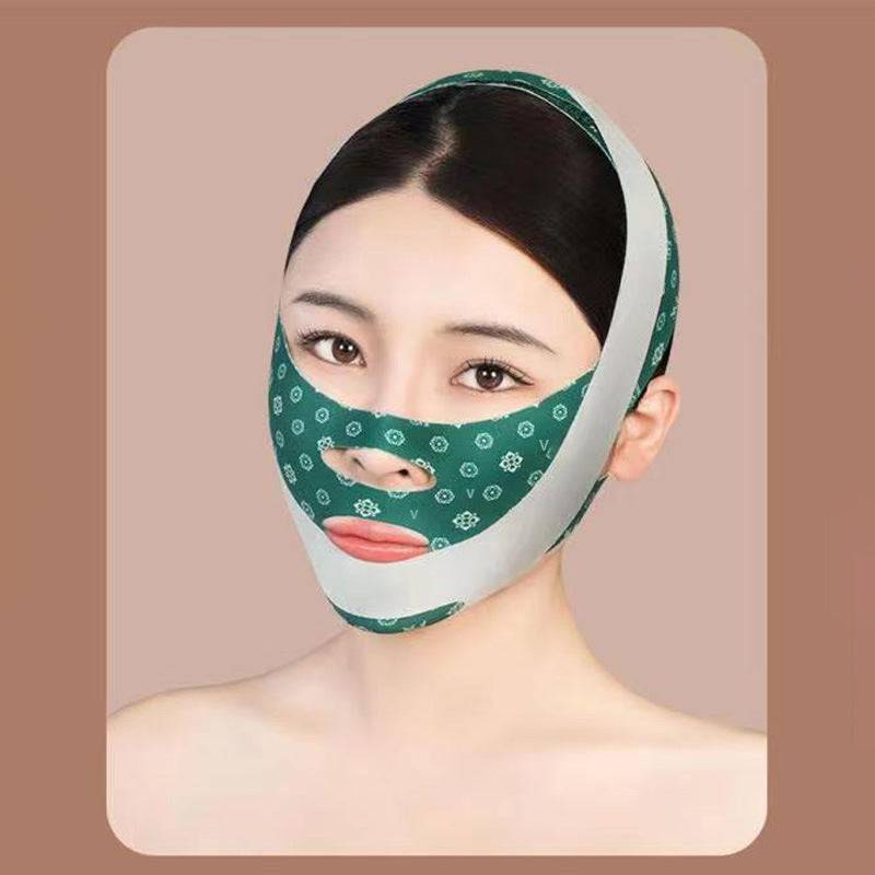 COOLBABY XQQ-SLBD Adjustable V Face Bandage Lift Up Belt Reduce Double Chin Face Sculpting Sleeping Mask Facial Skin Care Tool Face Lifting Tapes - COOL BABY