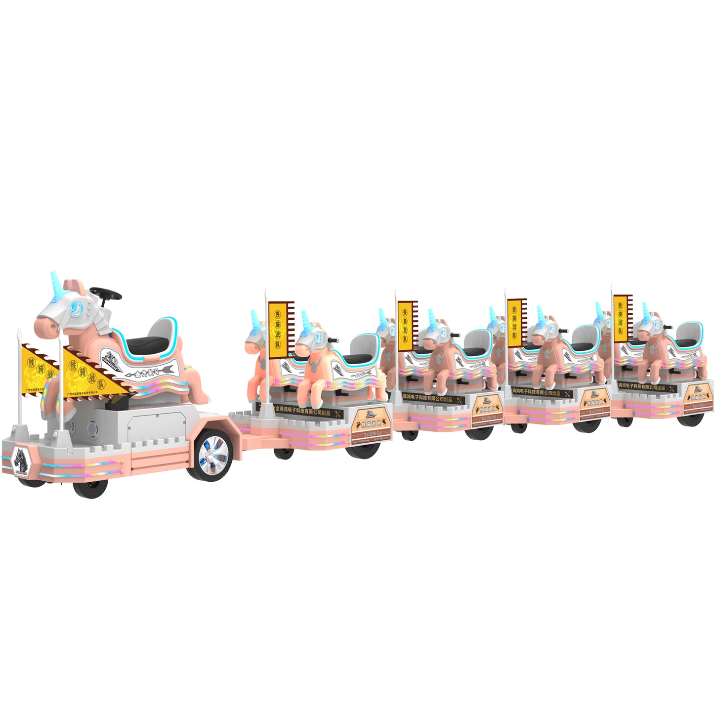 Entertainment Device Amusement Park Facilities Kiddie Ride On Car Kids Small Sightseeing Tourist Electric Train - COOLBABY