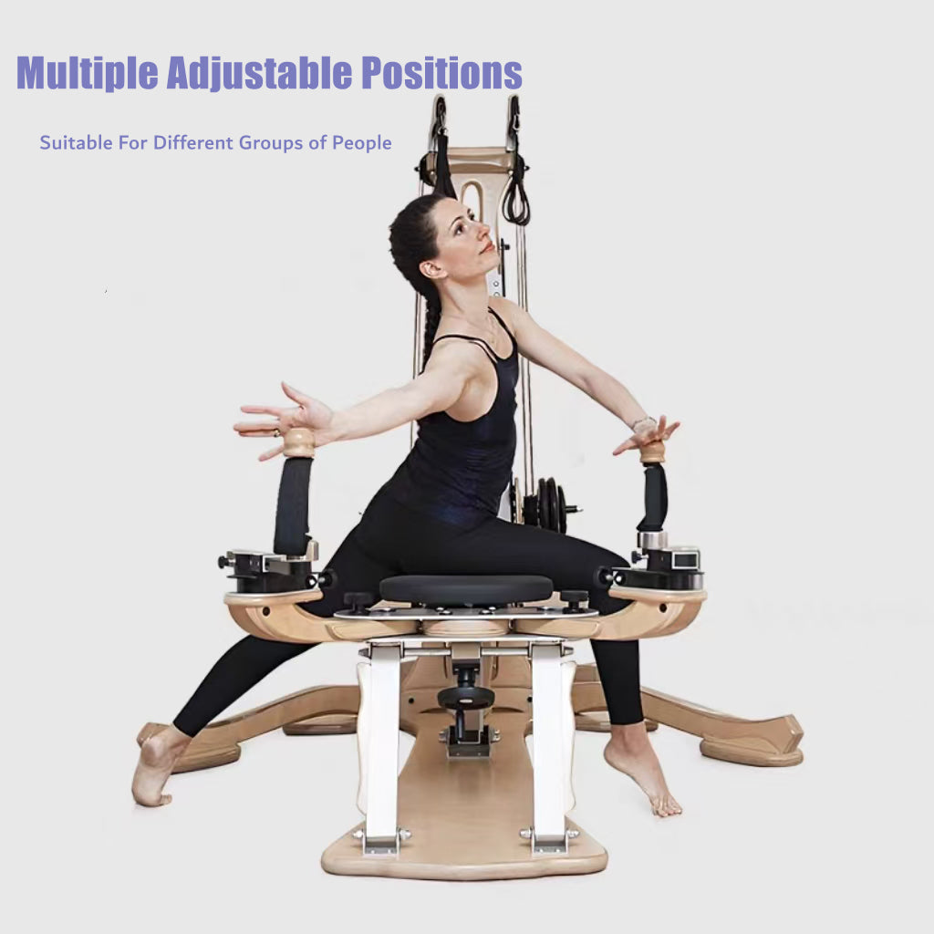 COOLBABY SSZ-CR01 Pilates Zen Soft Equipment Rotator Spinal Spiral Pulley Tower - COOLBABY