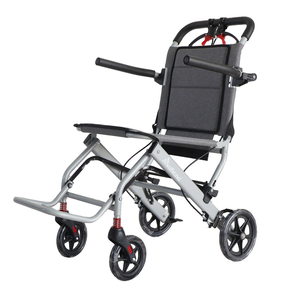 Lightweight Folding Transport Wheelchair Portable Travel Wheelchair w/Travel Bag - COOLBABY