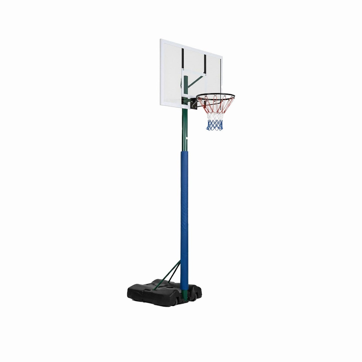 Adjustable Basketball Hoop Set with Clear Backboard | Portable Outdoor Basketball Stand