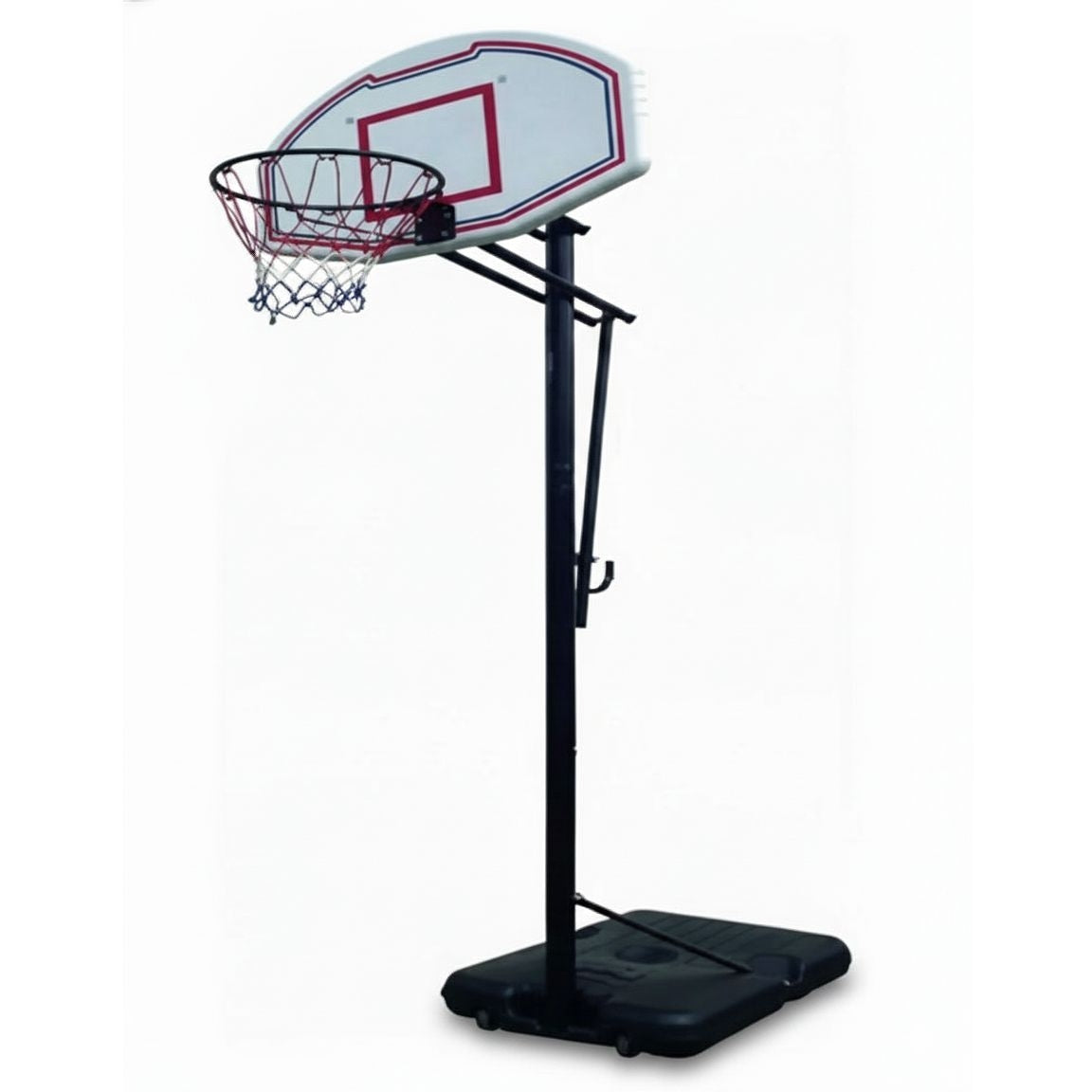 Portable Adjustable Basketball Hoop 44 Inch | Height Adjustable Outdoor Basketball System