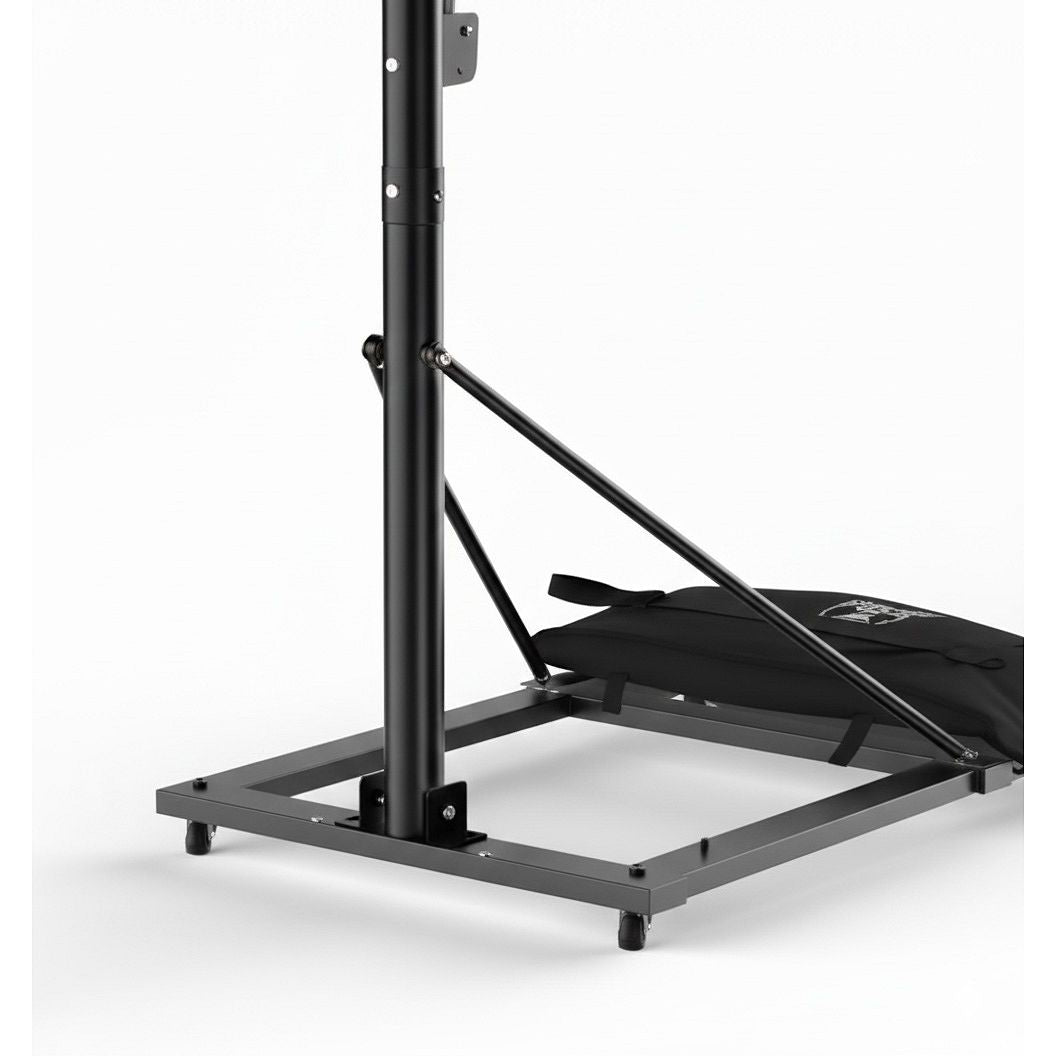 Adjustable Basketball Hoop with Polycarbonate Backboard | Outdoor Steel Basketball System