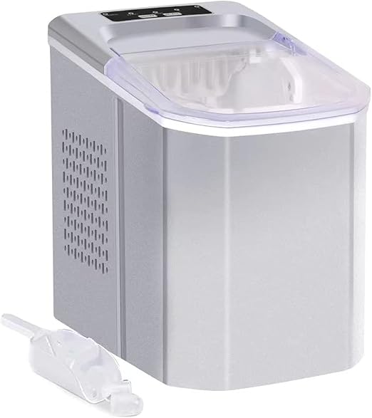 Countertop Ice Maker, 26lbs in 24Hrs For Home, Kitchen And Office