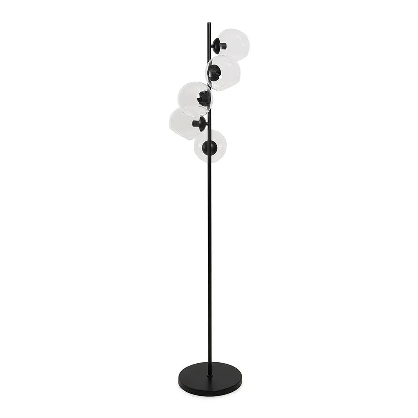 Ephemera 5-Piece Floor Lamp Set, Black