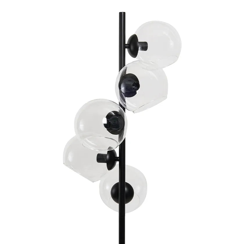 Ephemera 5-Piece Floor Lamp Set, Black