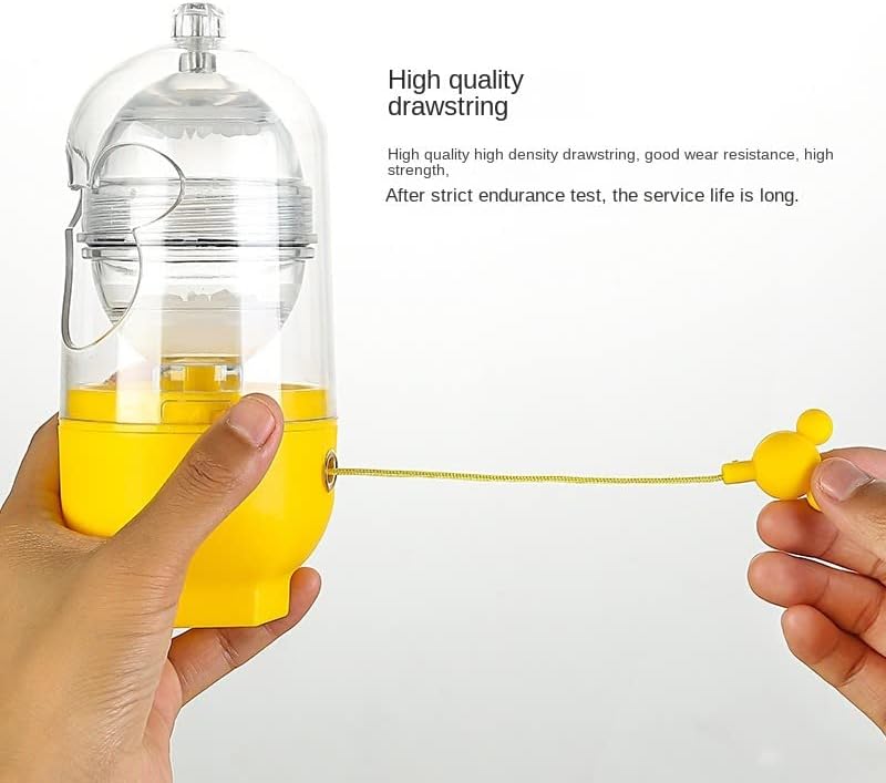 COOLBABY Portable Shell Egg Whisk for Golden Eggs Silicone Egg Yolk Shaker with Drawstring Egg Homogenizer for Kitchen Cooking - COOLBABY