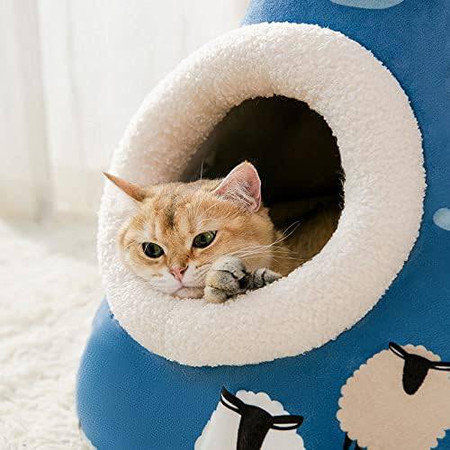 COOLBABY WHD3207 Triangle House Cat House Cat Closed Pet House - COOL BABY