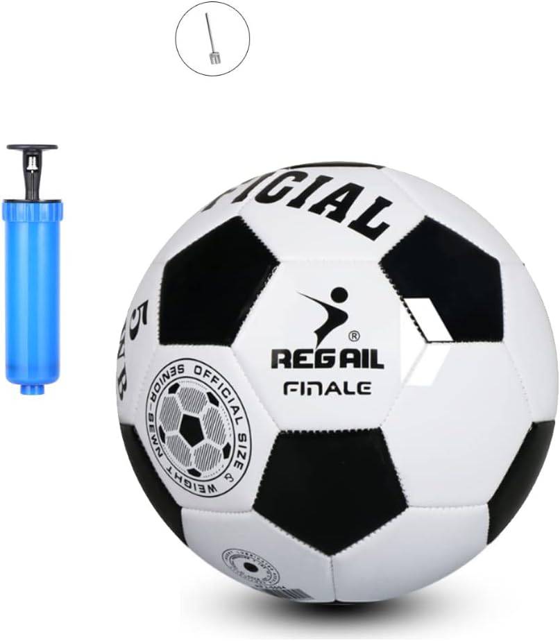 COOLBABY CRZQ5 Explosion-proof football, adult training no.5 football, diameter 21.5cm,Great Gift for Boys and Girls - Perfect for Outdoor & Indoor Match or Game-1 - COOL BABY