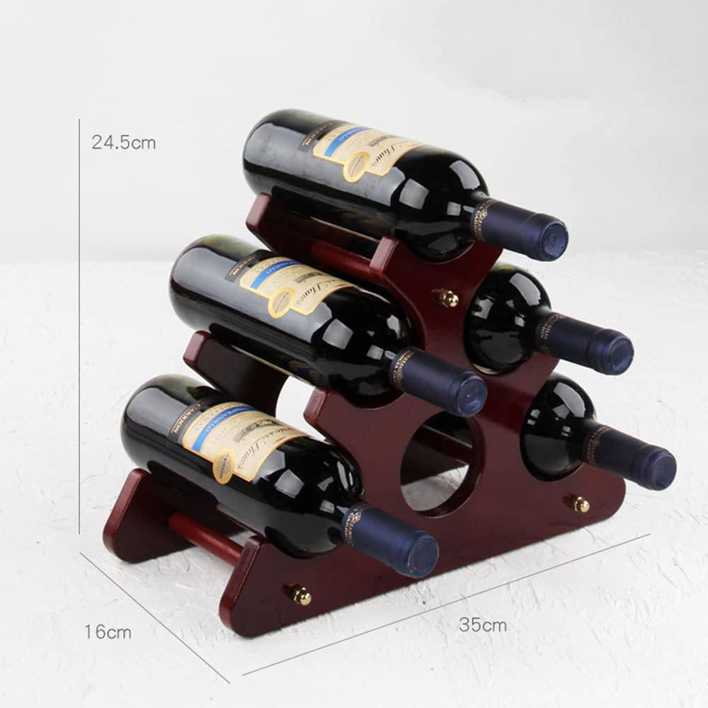 COOLBABY Wooden Wine Rack,European style Creative Wine Rack - COOL BABY