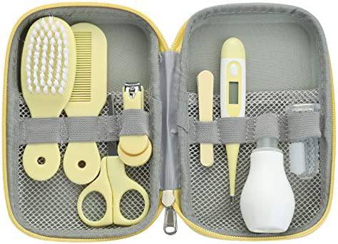 Coolbaby WHD1274 Baby Nail Kit, 8 Pieces Newborn Baby Healthcare Kit (Yellow) - COOL BABY