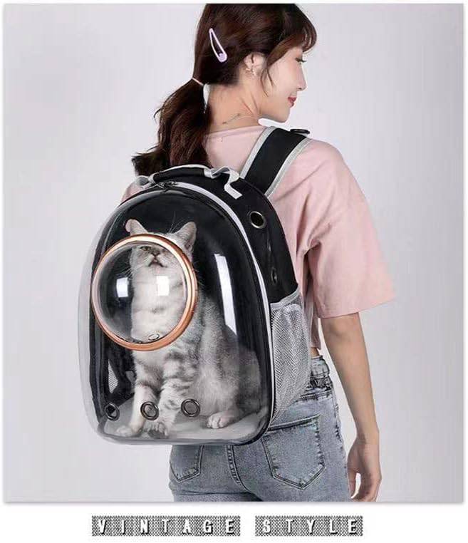 COOLBABY WHD3213 Cat Carrier Dog Carrier Backpack, Pet Carrier Back Pack Pack for Small Medium Cat Puppy Doggie, Dog Body Carrying Bag Travel Space Capsule for Travel, Hiking, Walking & Outdoor - COOL BABY