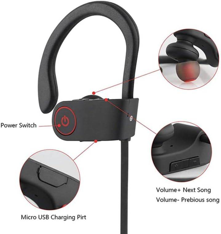 Coolbaby VVAG83 Es-F2 In-Ear Bluetooth Headset With Mic Black - COOL BABY