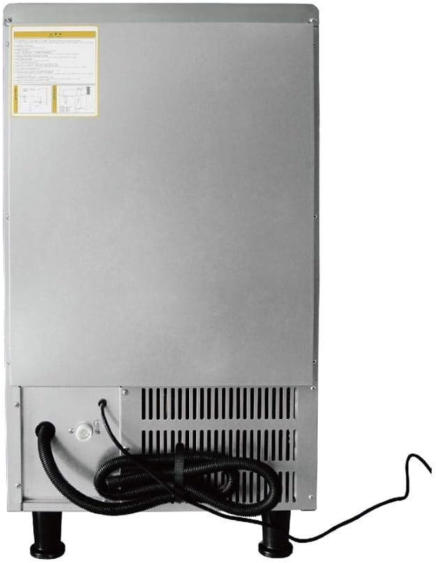 RK-128N Commercial Nugget Ice Maker 120KG/24H – Granular Crushed Ice Machine with 50KG Bin